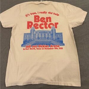 BEN RECTOR DICKIES ARENA tee NWOT